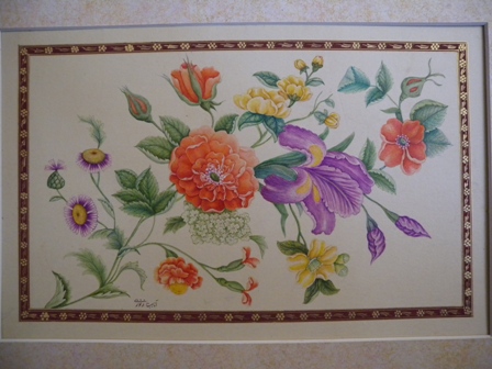 گل مرغ آبرنگ