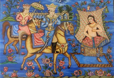 نقاشی پشت شیشه